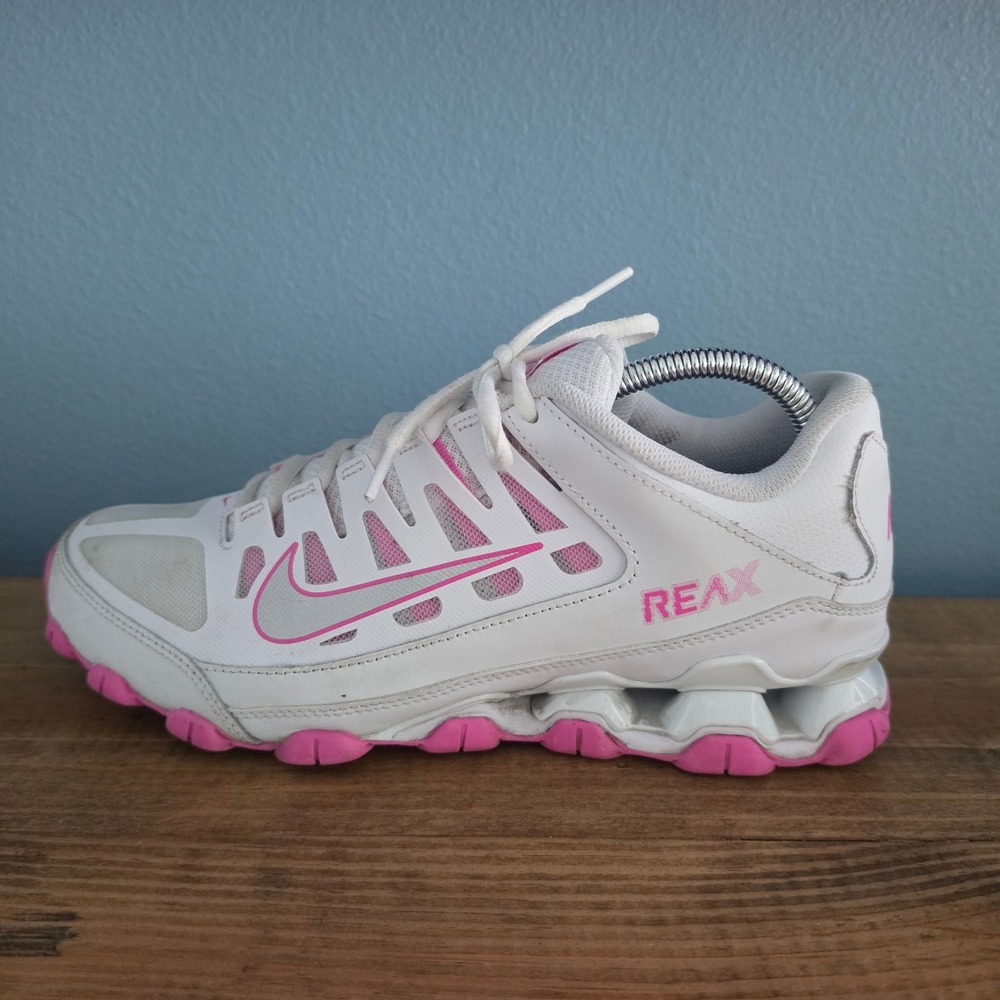 Nike Womens Reax Training Shoes White Pink Running Sneakers Size 9.5 US - Picture 9 of 10